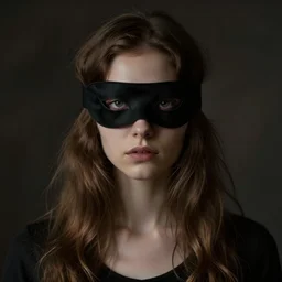 a masked girl | assassin | creepy | mysterious | portrait | dslr