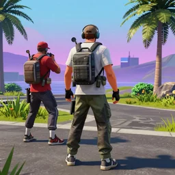 fortnite in gta v, in game screenshot, 8 k resolution