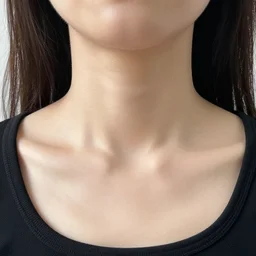 person with no neck
