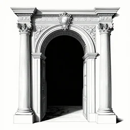 a vector illustration of a portal, highly detailed, elegant, intricate