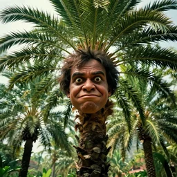 from the coco palm family,, silly, highly detailed vfx, cinematic, volumetric lighting,