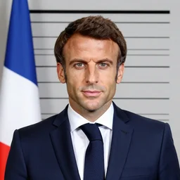 Emmanuel macron mugshot