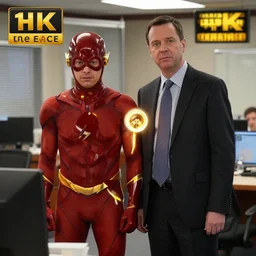 the flash meets michael scott the office episode , 8k