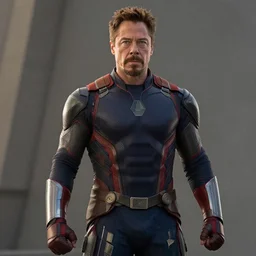 film still of Joseph Gordon Leavitt as Tony Stark in Avengers Infinity War, 4k