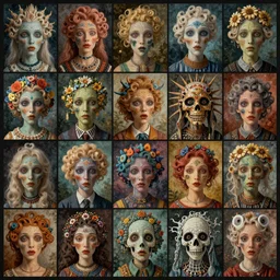 image of weird various artstyles in one image, art, epic, beautiful, 8K, HDR, lossless, high quality, high resolution