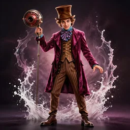 willy wonka in gears of war, splash art, movie still, cinematic lighting, dramatic, octane render, long lens, shallow depth of field, bokeh, anamorphic lens flare, 8 k, hyper detailed, 3 5 mm film grain