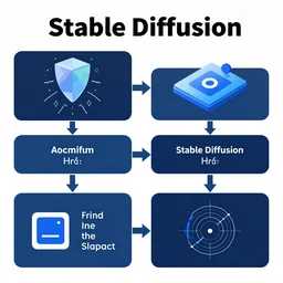 High quality photo of Stable Diffusion algorithm