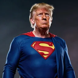 donald trump as a superhero, by stan lee, highly detailed, excellent composition, dramatic lighting, trending on artstation