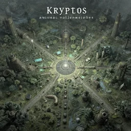 a fine concept art, very detailed, of a visual representation of a place evoked by the music of the album kryptos by andreas vollenweider, photorealistic and intricate, 8 k hdr
