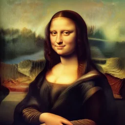detailed portrait of Hide The Pain Harold in style of Mona Lisa