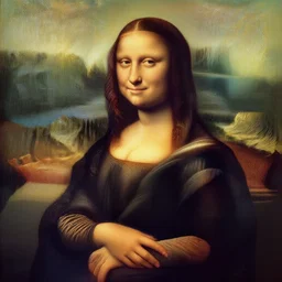 a closeup image of a woman doing yoga near the lake, a portrait! painting by leonardo da vinci!