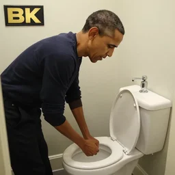 obama caught popping on the bathroom toilet, 8K, footage