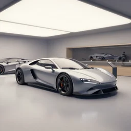 art by filip hodas and artgerm. architect car store, indoor, behance.