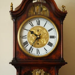 a psychedelic grandfather clock, photo, highly detailed