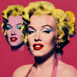 epic professional digital painting of scarlet johansson in marilyn diptych by andy warhol, epic, stunning, gorgeous, much wow, masterpiece.