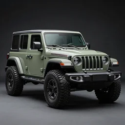 a new jeep design inspired by the movie halo product photo studio lighting
