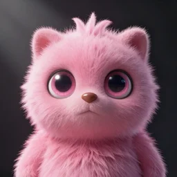 fuzzy cute pink wide-bright eyed adorable steven seagal
