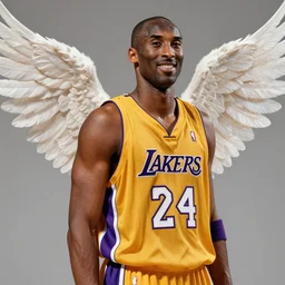 kobe bryant com asas, detailed, 8 k, trending on artstation, smooth, sharp focus artwork by mark arian, artgerm, mark keathley, greg rutkowski and alphonse mucha