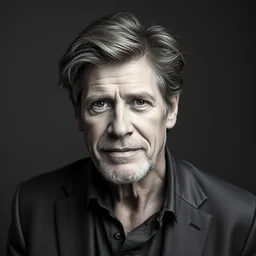 studio photo portrait of robert redford