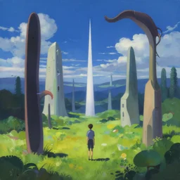 a strange, fantastical dreamscape | | key visual, solid shapes, digital painting by jakub gazmercik, makoto shinkai, max masnyy, jakub gazmercik, beeple, patrick faulwetter, heavenlydaemonic, and mc escher, surrealism, trending on artstation