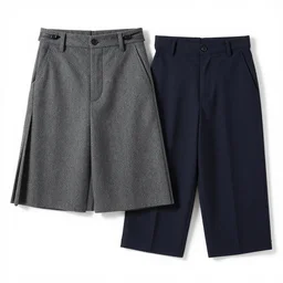 product photography, wool shorts, scottish kilt and modern shorts mixup, fashion