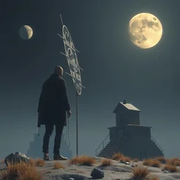 🌿🎸🚀, 3 d, unreal engine 5, octane render, detailed, cinematografic, cinema 4 d, nvidia ray tracing graphics, artstation, greg rutkowski style, style rene magritte, surreal