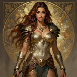 mia khalifa fantasy warrior, intricate, highly detailed, digital painting, artstation, concept art, smooth, sharp focus, illustration, unreal engine 5, 8 k, art by artgerm and greg rutkowski and alphonse mucha
