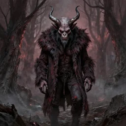 krampus by olivier de sagazan