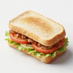 ultra realistic subway sandwich, top down view, product photography, menu image