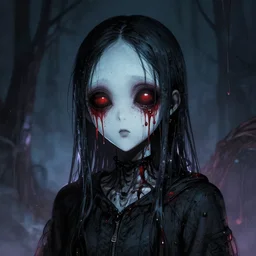drip creepy digital art, featured