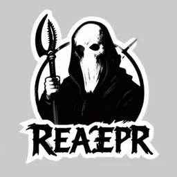 logo of a reaper by bernie wrightson