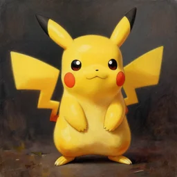 realistic pikachu renaissance painting by leonardo da vinci