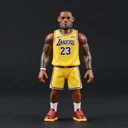 a plastic toy of lebron james