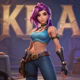 still of pretty Caitlyn (Wild Rift) in KDA More music video. 3d render, octane render, game art, realistic, highly detailed, trending on artstation, 4k, trending on artstation, pixar, cgsociety, unreal engine 5, redshift render, trending on artstation, blender, behance, cg