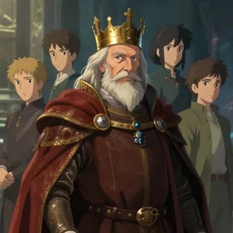 portrait of a medieval old king, behance hd by jesper ejsing, by rhads, makoto shinkai and lois van baarle, ilya kuvshinov, rossdraws global illumination