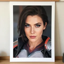 portrait of widowmaker from overwatch as a real person, by francis giancobetti, natural light, detailed face, canon eos c 3 0 0, ƒ 1. 8, 3 5 mm, 8 k, medium - format print, full body shot