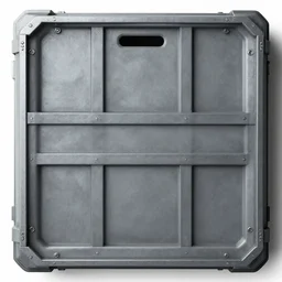 a flat texture of an industrial scifi wall storage crate inspired by the matrix, star wars, ilm, beeple, star citizen halo, mass effect, starship troopers, elysium, the expanse, high tech industrial, Artstation Unreal