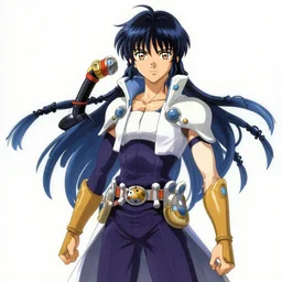 Anime character with powers based on their hobby, manga style sci-fi fantasy character artwork by Wayne Reynolds Kinkade and Dan Mumford Monet