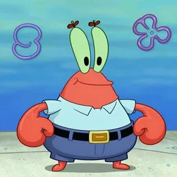 mr krabs painting