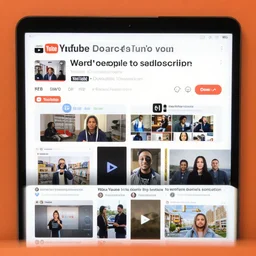youtube but you don't want people to subscribe
