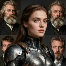 a woman wearing futuristic armor, attractive face. portrait by john william waterhouse and edwin longsden long and theodore ralli and nasreddine dinet, photography. cinematic, hyper realism, realistic proportions, dramatic lighting, high detail 4 k