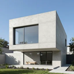 [ windowless ] concrete house