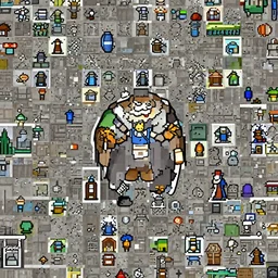screenshot of the lumberjack boss from the video game American Mcgee's Alice