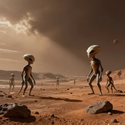 aliens on Mars