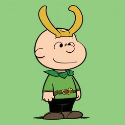 loki drawn by charles m. schulz