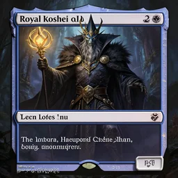 a epic royal koschei the immortal lich king death knight, slavic fairy - tale mythological creature, magic : the gathering
