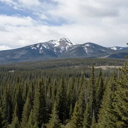 A panoramaic view of Montana's wilderness