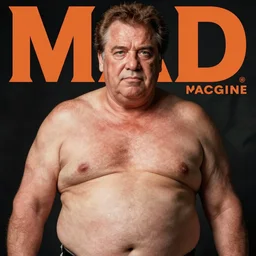 mad magazine cover photo portrait caricature obese steven seagal