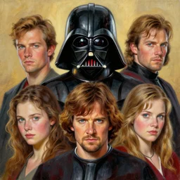 beautiful portrait painting of anakin skywalker, darth vader, by dao le trong, daniela uhlig, craig mullins, craig davison. trending on artstation, 8 k, masterpiece, fine detail, full of color, intricate detail, golden ratio illustration