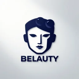 beauty logo design. award winning logo, design award, modern, elderberry, illustration, bold, clean, simplicity, minimalist, face, futuristic, digital art, sci - fi, unreal engine, cinematic, octane render, clear sharp focus,